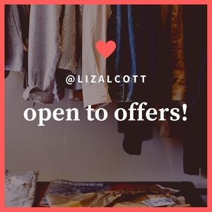 Reasonable offers welcome!